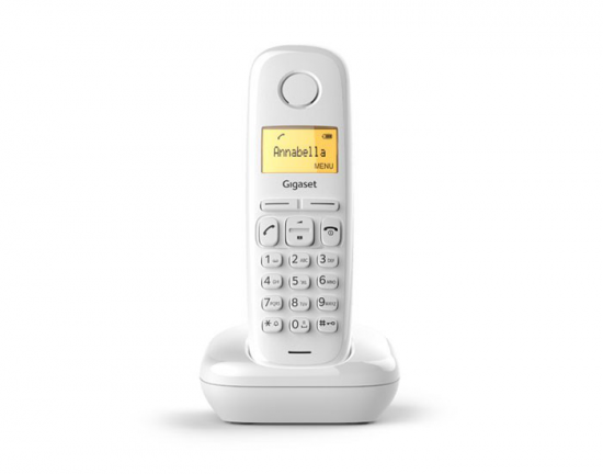 Teléfono inalámbrico Dect Gigaset A170, blanco